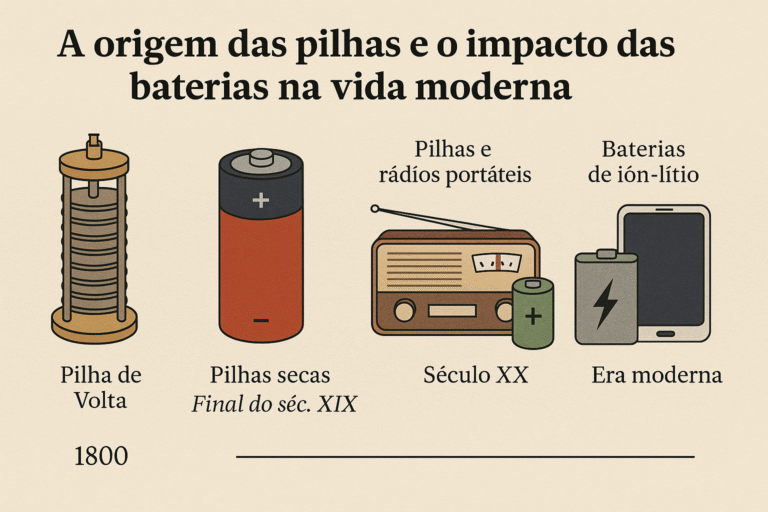 evolução das pilhas