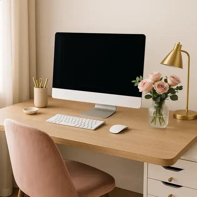 Decoração de Escritório Feminino: 20 Ideias Elegantes Para Transformar Seu Ambiente de Trabalho